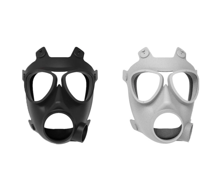 Plastic Gas Mask Gas Helmet Plastic PVC Breathing Apparatus Injection Mold