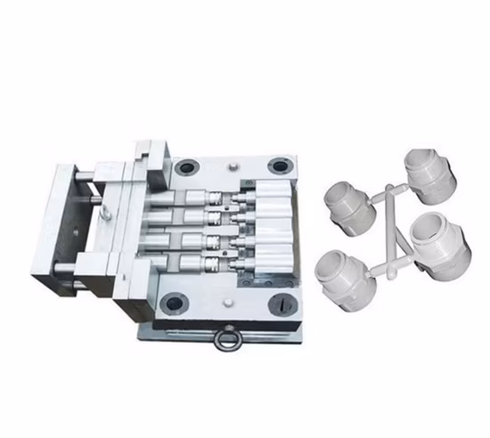 Molde de válvula en T de codo de inyección de montaje de tubería de plástico profesional de moldeo por inyección personalizado OEM