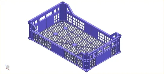 Cesta de polipropileno moldeado utensilios de cocina contenedor de plástico caja molde cestas molde de inyección