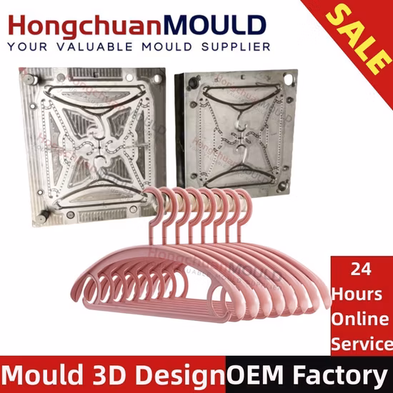 Colgador de gancho de plástico Molde de inyección de percha para adultos